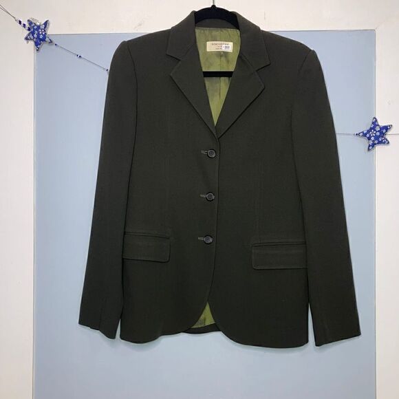 Bensussan Milano Italian Made Blazer Jacket, 3 Button Front Women’s S/M - Picture 1 of 9